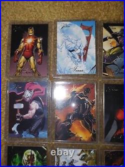 2015 Marvel Fleer Retro 1994 Flair Insert Origin Lot Magneto Spider Woman Nova