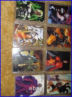 2015 Marvel Fleer Retro 1994 Flair Insert Origin Lot Magneto Spider Woman Nova