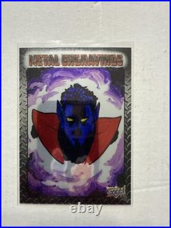 2015 Marvel Vibranium Metal Engravings Nightcrawler 1/1 NM