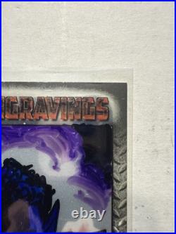 2015 Marvel Vibranium Metal Engravings Nightcrawler 1/1 NM