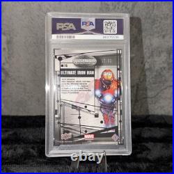 2015 Marvel Vibranium Radiance /50 #16 ULTIMATE IRON MAN PSA 9 LOW POP