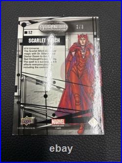 2015 Marvel Vibranium Scarlet Witch Bar #12 Stamped 2/5 Ungraded