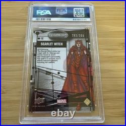 2015 UD Marvel Vibranium Molten /299 #12 Scarlet Witch PSA 10? RARE