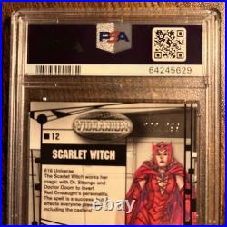 2015 UD Marvel Vibranium Molten /299 #12 Scarlet Witch PSA 9? RARE