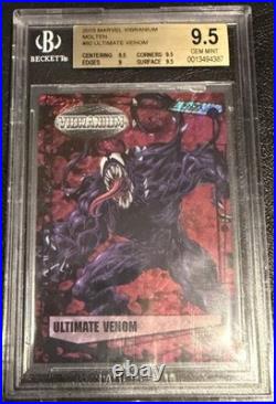 2015 UD Marvel Vibranium Molten #80 Ultimate Venom /299 BGS 9.5 GEM MINT