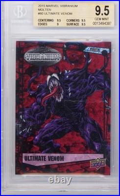 2015 UD Marvel Vibranium Molten #80 Ultimate Venom /299 BGS 9.5 GEM MINT