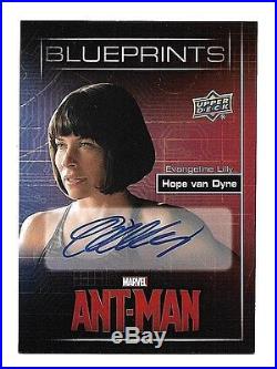 2015 Upper Deck Marvel Ant-Man Actor Autograph AA-EL Evangeline Lilly as Hope