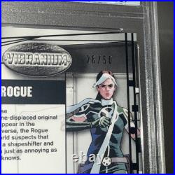 2015 Upper Deck Marvel Vibranium 63 Rogue Radiance /50 PSA 10 Gem Mint