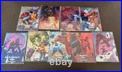 2016 MARVEL MASTERPIECES BATTLE SPECTRA Partial SET 9 out 16