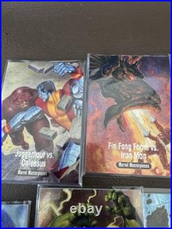 2016 MARVEL MASTERPIECES BATTLE SPECTRA Partial SET 9 out 16