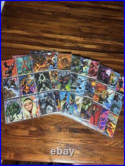 2016 Marvel Masterpieces COMPLETE TIER 1-3 BASE SET, #1-81