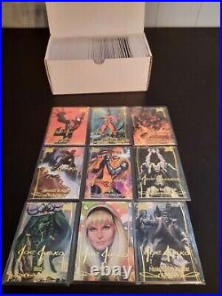 2016 Marvel Masterpieces Gold Foil Signature set 1-81