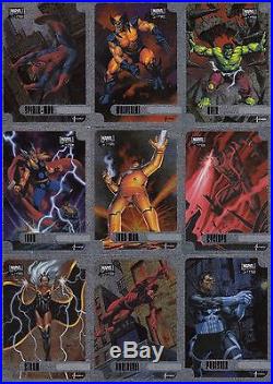 2016 Marvel Masterpieces HOLOFOIL #1-17 Complete 17-Card Set Combo Shipping