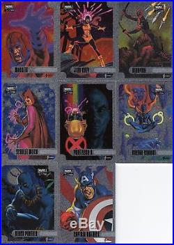 2016 Marvel Masterpieces HOLOFOIL #1-17 Complete 17-Card Set Combo Shipping