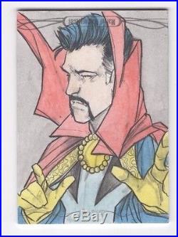 2016 Marvel Masterpieces Joe Jusko Legacy Sketch Card Doctor Strange Andre Toma