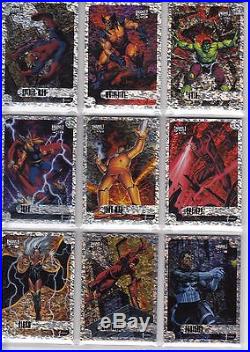 2016 Marvel Masterpieces MASTER 482 Card Set Base Gold What If 1-81 + High 1-90
