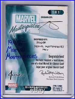 2016 Marvel Masterpieces Sketch SHE HULK Awesome Detail Norvien Basio