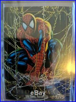 2016 Marvel Masterpieces Spiderman Master Set Both Autograph And Buyback Auto