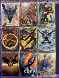 2016 Marvel Masterpieces Trading Cards COMPLETE TIER 1-3 BASE SET, #1-81 Jusko
