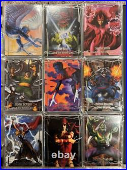 2016 Marvel Masterpieces Trading Cards COMPLETE TIER 1-3 BASE SET, #1-81 Jusko