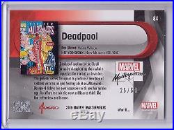 2016 Marvel Masterpieces What If #84 DEADPOOL #25/50 True High No. NM VHTF