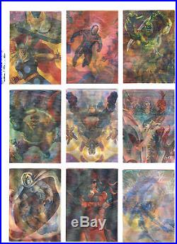 2016 Upper Deck Marvel Masterpieces Jusko mirage card set of 9 1144 packs