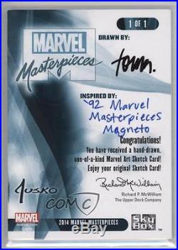 2016 Upper Deck Marvel Masterpieces Legacy Sketch Cards FEZUE Andre Toma 1/1 o8i