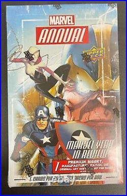 2016 Upper Deck UD Marvel Annual Hobby Box Trading Cards 20 Packs 5 Cards