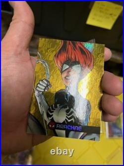 2017 Fleer Ultra Marvel Spider-Man Royal Foil Pattern /99 (5 cards)