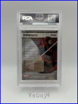 2017 Fleer Ultra Spiderman Daredevil Precious Metal Gems RED PSA 8 2017 Fleer Ultra Spiderman Daredevil Precious Metal Gems RED PSA 8