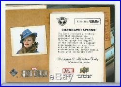 2017 Marvel Agent Carter Hayley Atwell as Peggy Carter SSR Files Auto/Autograph