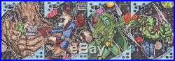 2017 Marvel Premier GUARDIANS of GALAXY 4 1/1 SKETCH CARD PUZZLE Free Isabelo