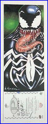 2017 Marvel Premier Quad-Panel Sketch Venom by Albert Morales