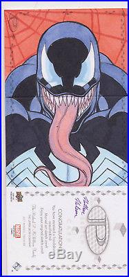 2017 Marvel Premier Sketch Card 3-Panel Nelson Venom
