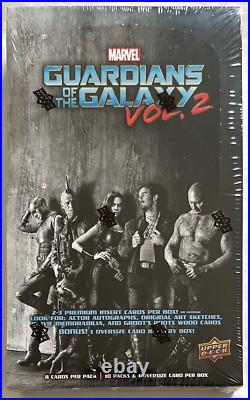 2017 UD Marvel Guardians of the Galaxy Vol. 2 Hobby Box New Factory Sealed A