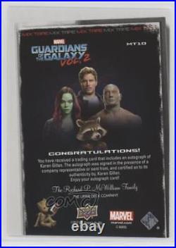 2017 Upper Deck Marvel Guardians of the Galaxy Volume 2 Karen Gillan Auto ob9