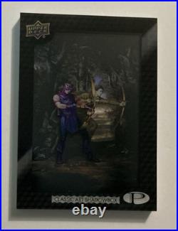 2017 Upper Deck Marvel Premier Classic Art Shadowbox Hawkeye Archers #CA-7