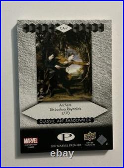 2017 Upper Deck Marvel Premier Classic Art Shadowbox Hawkeye Archers #CA-7