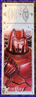 2017 Upper Deck Marvel Premier Fred Ian Iron Man Stark Quad Panel Sketch Card