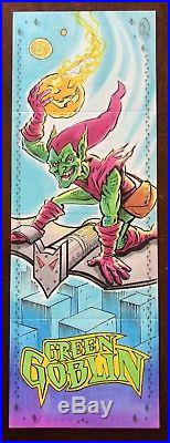 2017 Upper Deck Marvel Premier Jason Crosby Green Goblin Quad Panel Sketch 1/1