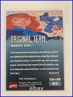2018 Fleer Ultra Marvel X-Men Original Team Marvel Girl 1995 Buybacks 02/20