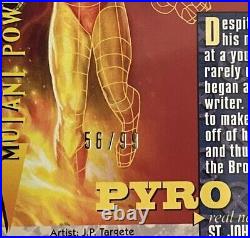 2018 Fleer Ultra X-Men Gold /99, Super Villain PYRO CGC 10 Gem Mint, Pop 1 2018 Fleer Ultra X-Men Gold /99, Super Villain PYRO CGC 10 Gem Mint, Pop 1