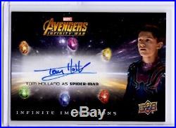 2018 Marvel Avengers Infinity War Autograph II-TH Tom Holland as Spider-Man SSP