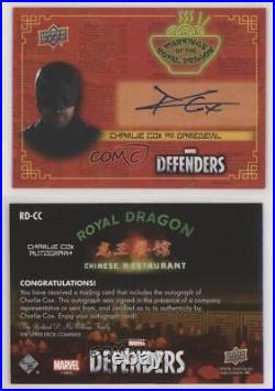 2018 Marvel Defenders Markings of the Royal Dragon Charlie Cox #RD-CC Auto 2y5