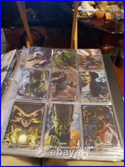 2018 Marvel Masterpieces Complete Base Set. Tier 1-3. 1-81