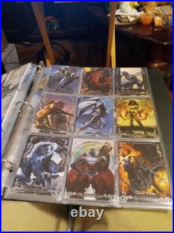 2018 Marvel Masterpieces Complete Base Set. Tier 1-3. 1-81