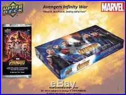 2018 UD Upper Deck Marvel Avengers Infinity War Hobby Box