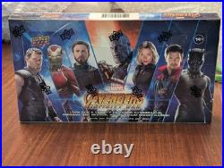 2018 Upper Deck Marvel Avengers Infinity War Factory Sealed Hobby Box w 9 Packs
