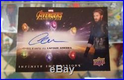2018 Upper Deck Marvel Infinity War Chris Evans Autograph II-CE