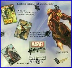 2018 Upper Deck Marvel Masterpieces Factory Sealed Hobby Box